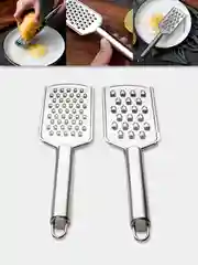 Черный терка с металлической ручкой, 24 см