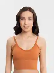 Медный базовый топ женский