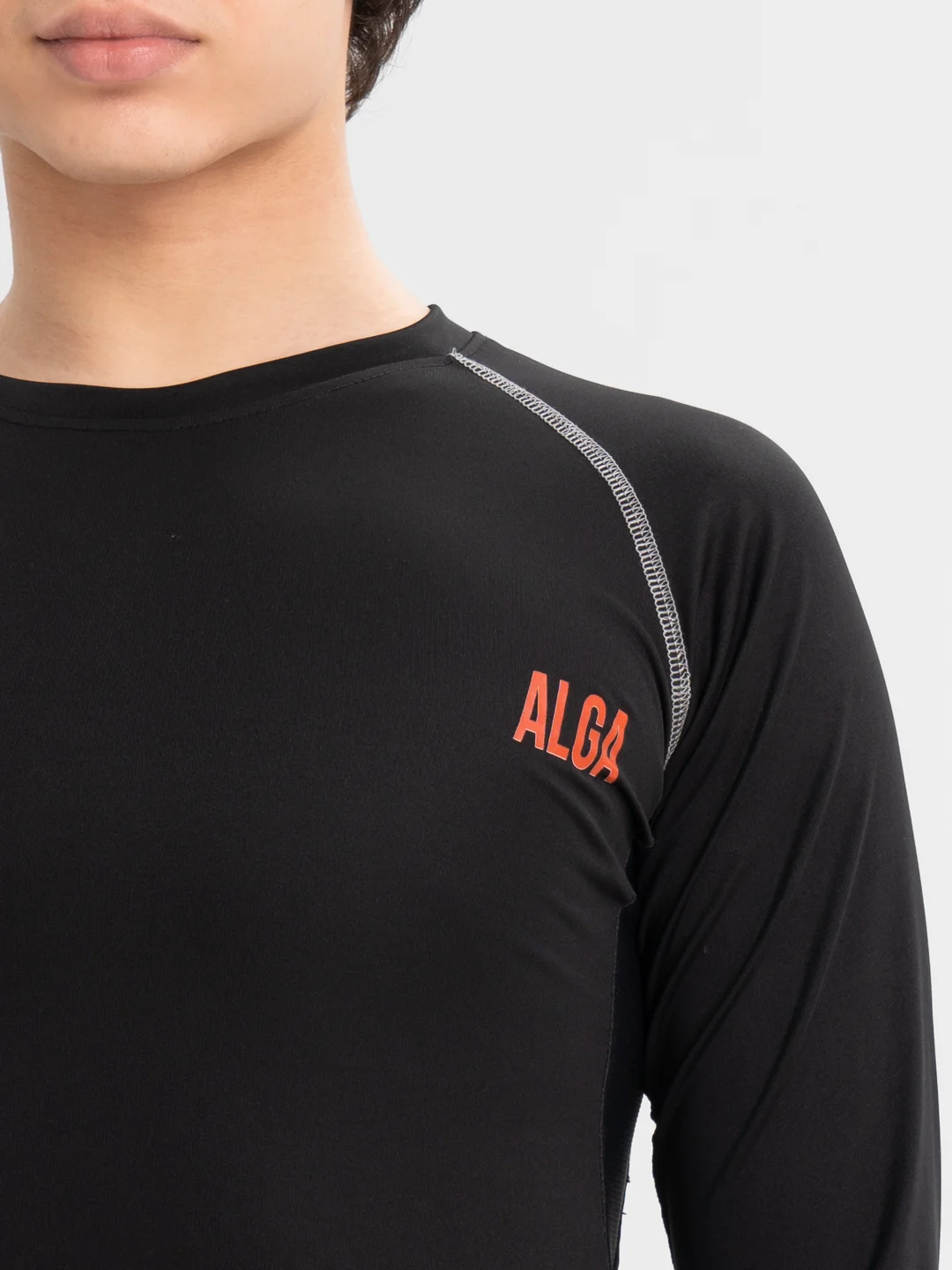 Красный лонгслив спортивный "Алга"