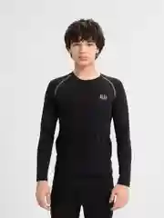 Белый лонгслив спортивный "Алга"