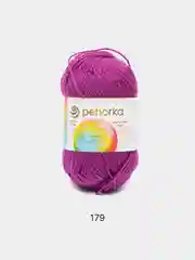 Фиолетовый пряжа Пехорка "Детская новинка", акрил, 50 г, 200 м