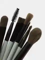Розовый кисти для макияжа, 8 штук