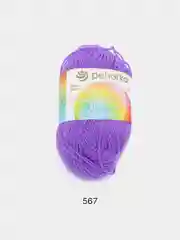 Пурпурный пряжа Пехорка "Детская новинка", акрил, 50 г, 200 м
