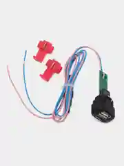 Зарядное устройство в кнопку usb 2.0 2х2. ВАЗ 2110-2114, Калина 1, Шевроле Нива