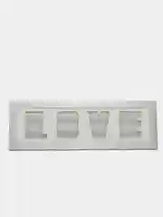 Фоторамка-коллаж "LOVE", мультирамка 4 фото, 61 х 20 см