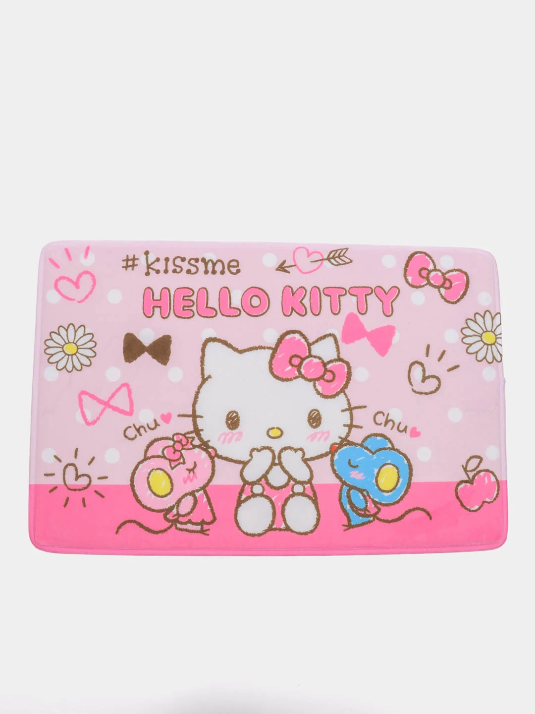 Белый коврик Мелоди, Куроми, Стич, My Melody, Kuromi, Sinnamoroll, Hello Kitty
