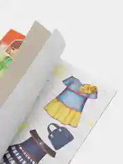 Алый книга-вырезалка для девочек, офсет, 16*21 см, 12 стр, плотная картонная обложка