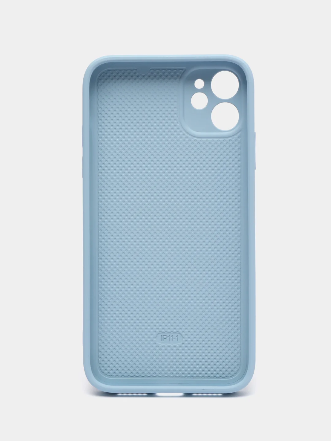 Голубой чехол кожаный для Apple iPhone XR, 11, 12, 13, Pro, ProMax