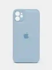 Голубой чехол кожаный для Apple iPhone XR, 11, 12, 13, Pro, ProMax
