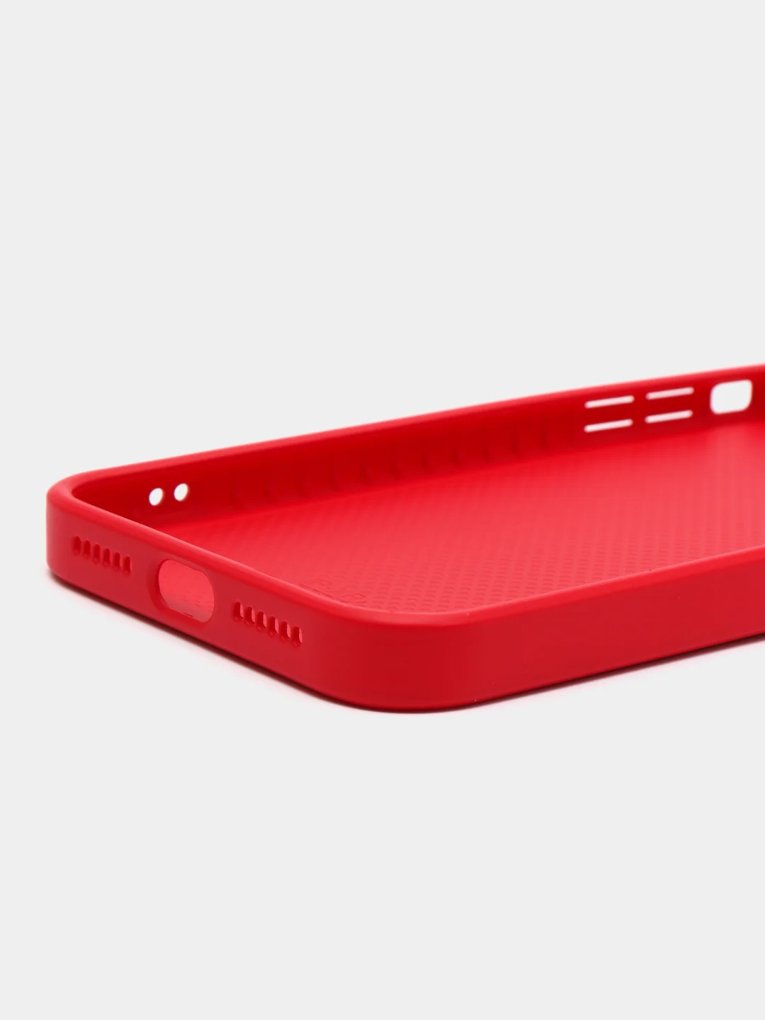 Красный чехол кожаный для Apple iPhone XR, 11, 12, 13, Pro, ProMax