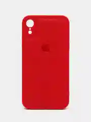 Красный чехол кожаный для Apple iPhone XR, 11, 12, 13, Pro, ProMax
