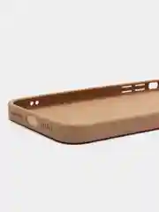 Бежевый чехол кожаный для Apple iPhone XR, 11, 12, 13, Pro, ProMax