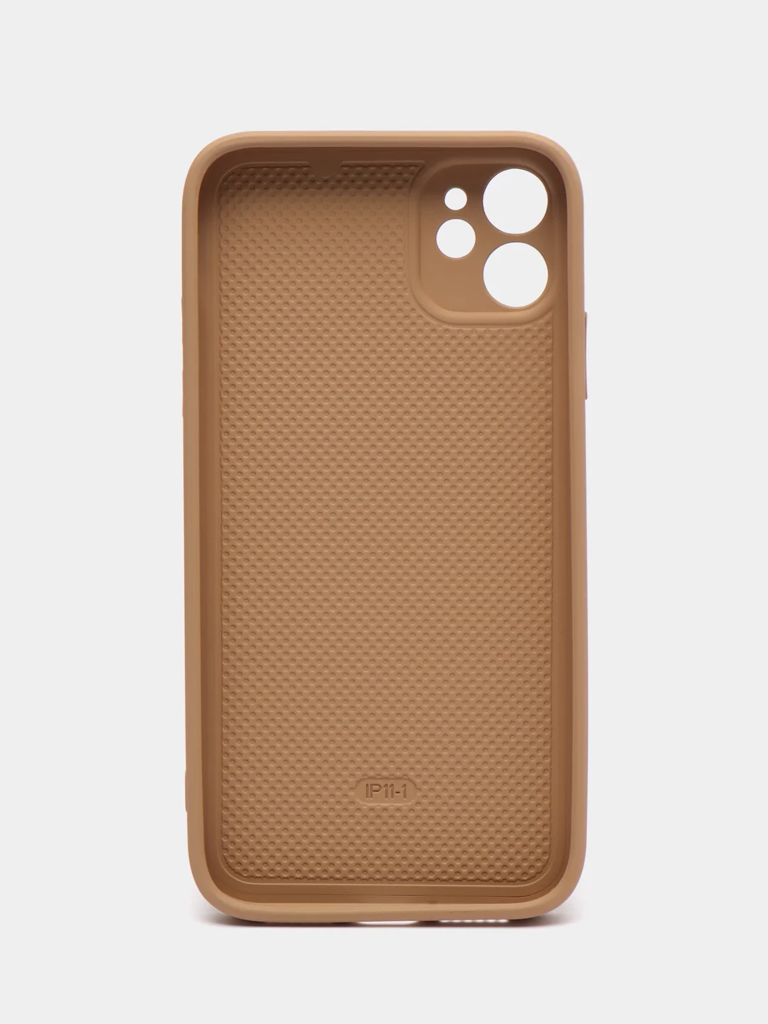 Бежевый чехол кожаный для Apple iPhone XR, 11, 12, 13, Pro, ProMax
