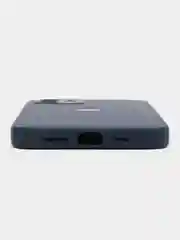 Темно-синий чехол кожаный для Apple iPhone XR, 11, 12, 13, Pro, ProMax