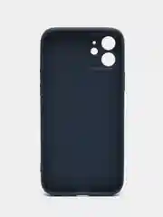 Темно-синий чехол кожаный для Apple iPhone XR, 11, 12, 13, Pro, ProMax