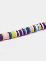 Фиолетовый бусины из полимерной глины, рондели, бусины Хейши,6 мм