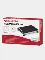 Подставка для ног под компьютерный стол для офиса и дома Brauberg регулируемый угол 531488