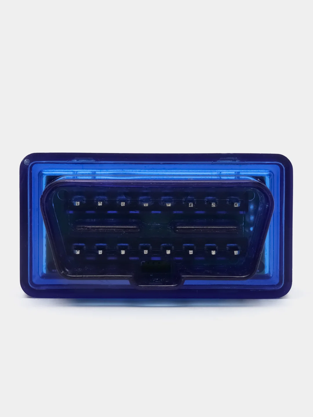 Синий автосканер диагностических ошибок Bluetooth ELM327 OBDII V2.1
