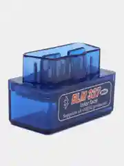 Синий автосканер диагностических ошибок Bluetooth ELM327 OBDII V2.1