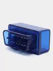 Синий автосканер диагностических ошибок Bluetooth ELM327 OBDII V2.1