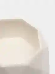 Белый комплект кашпо из гипса