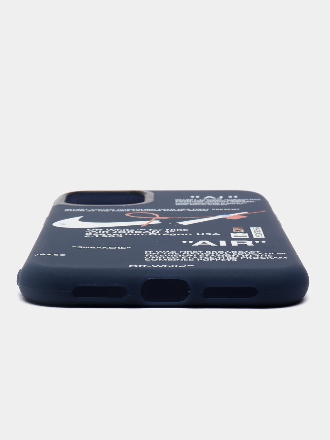 Синий чехол на айфон 13 Pro, 14, 14 Pro, c принтом, Найк, Nike, чехол для iPhone 13 про, 14
