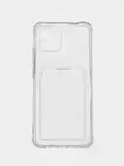Прозрачный силиконовый чехол Xiaomi Redmi A1, (Сяоми Редми А1), с карманом, прозрачный