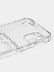 Прозрачный силиконовый чехол Xiaomi Redmi A1, (Сяоми Редми А1), с карманом, прозрачный
