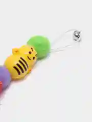Игрушка для кошек с колокольчиком и перьями