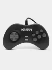 Джойстик, геймпад Nimbus, черный, узкий разъем, 9 pin, для игровых приставок 16 bit