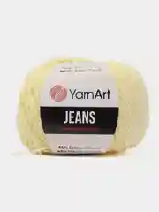 Кремовый пряжа YarnArt Jeans (Ярнарт Джинс), 5 мотков