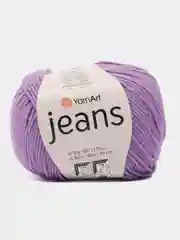 Фиолетовый пряжа YarnArt Jeans (Ярнарт Джинс), 5 мотков