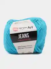 Тёмно-бирюзовый пряжа YarnArt Jeans (Ярнарт Джинс), 5 мотков