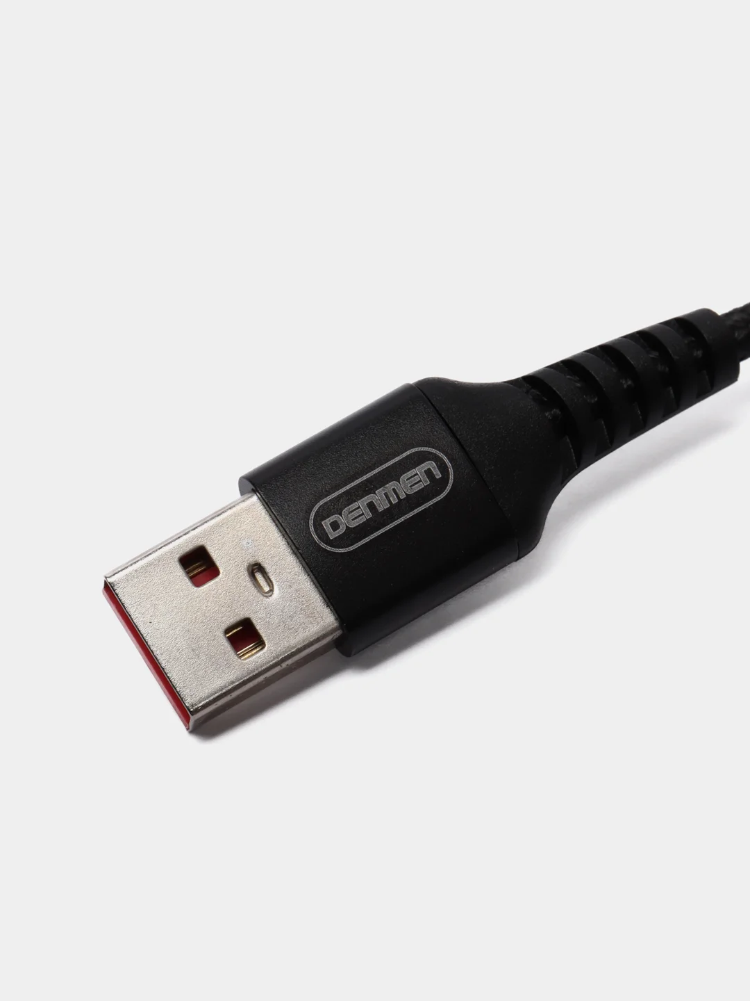 Черный кабель плетеный Micro-USB D02V
