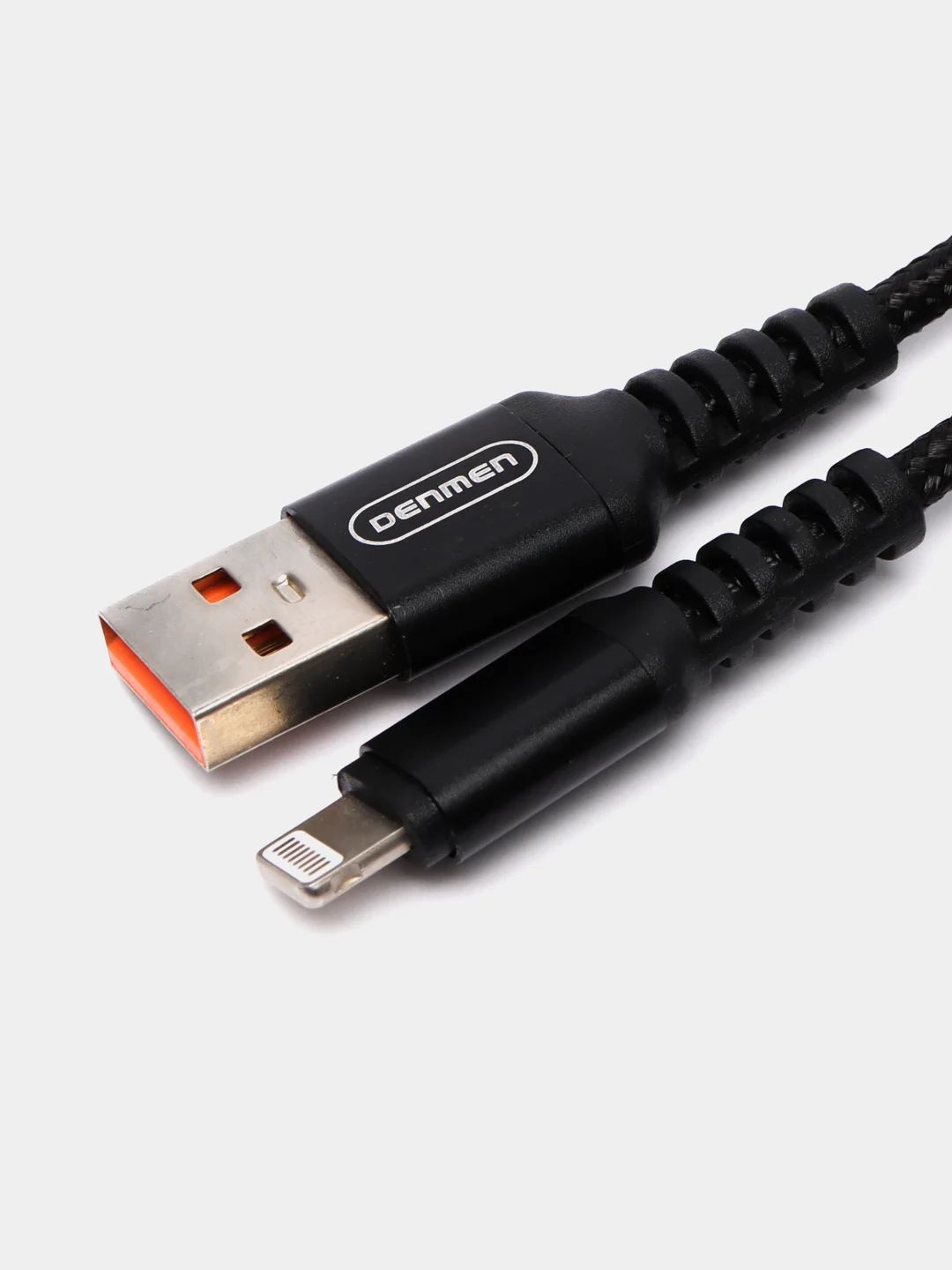 Черный кабель USB-Lightning Iphone, Denmen D02L