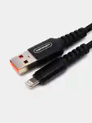 Черный кабель USB-Lightning Iphone, Denmen D02L