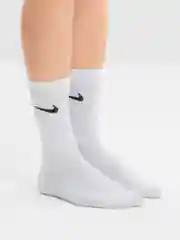 Носки спортивные , хлопок, белые, завышенные, с принтом