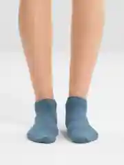 Синий меланж женские носки