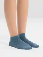 Синий меланж женские носки