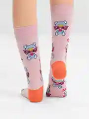Розовый носки женские