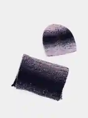 Конфетный комплект шапка женская бини и шарф Каролина
