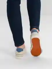 Синий кеды женские