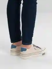 Синий кеды женские