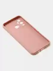Пудровый чехол для Infinix Hot 12 Play матовый с дополнительной защитой камеры