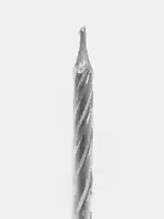 Серебряный свечи для торта, 10 штук