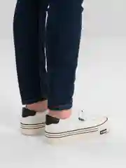 Белый кеды женские