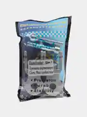 Проставки амортизатора, высокие, 2 шт, серебро, d10 х 45 мм