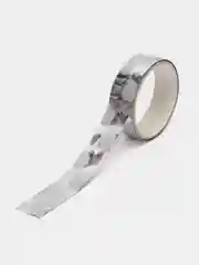 Серебряный скотч декоративный, клейкая лента для творчества и упаковки подарков