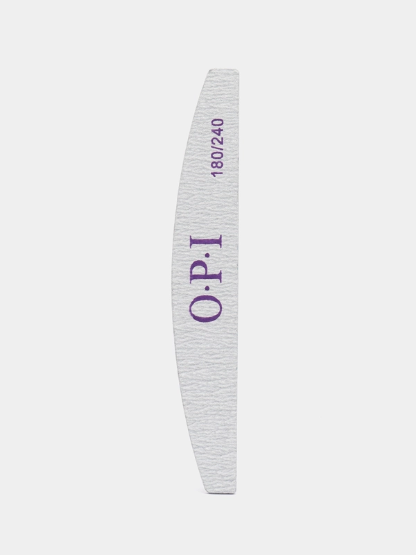 Пилка для ногтей OPI, овал, лодочка, 180/240