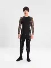 Золотой рашгард мужской, компрессионный